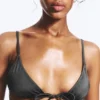 Triangle Bikini Top – Dark Grey Triangle Bikini Top – Dark Grey