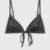 Triangle Bikini Top – Dark Grey Triangle Bikini Top – Dark Grey
