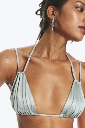 Triangle Bikini Top – Dusty Light Grey