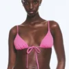 Triangle Bikini Top – Pink Triangle Bikini Top – Pink