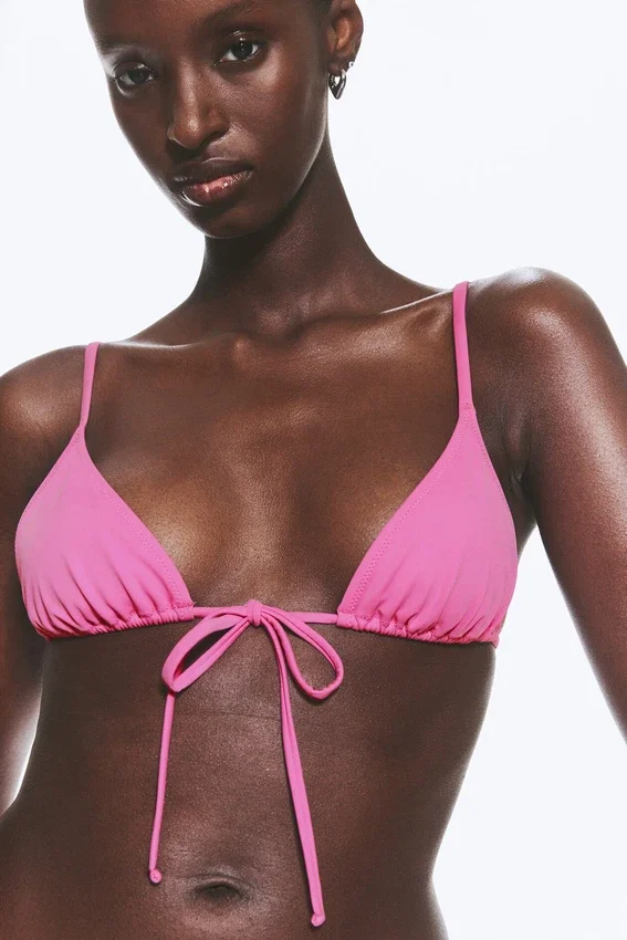 Triangle Bikini Top – Pink Triangle Bikini Top – Pink