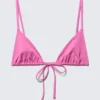 Triangle Bikini Top – Pink Triangle Bikini Top – Pink