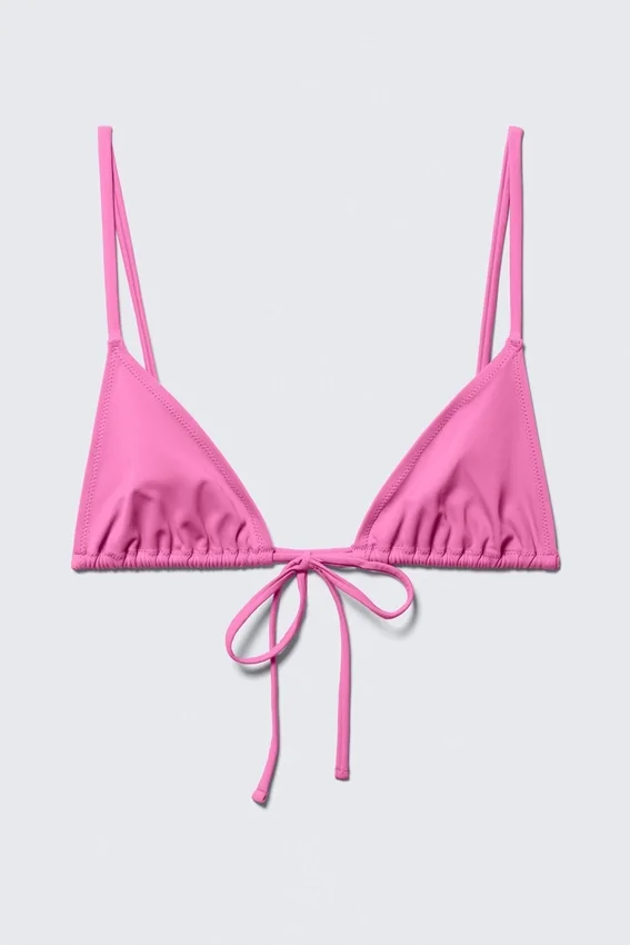 Triangle Bikini Top – Pink Triangle Bikini Top – Pink