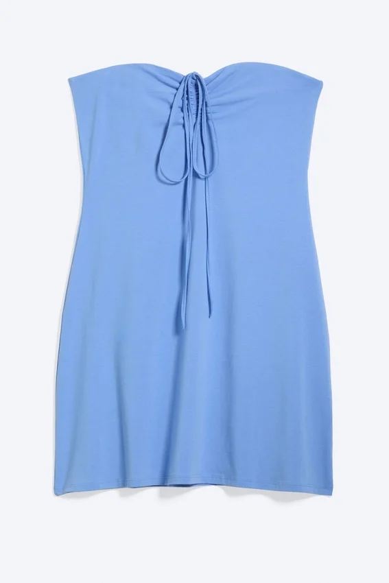 Tube Mini Dress – Blue Tube Mini Dress – Blue
