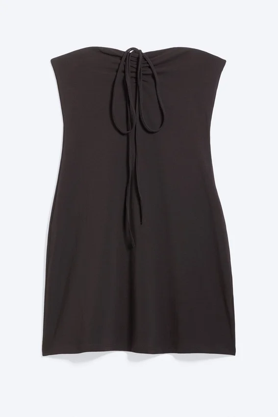 Tube Mini Dress – Dark Brown Tube Mini Dress – Dark Brown