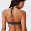 Turn Halter Bikini Top – Dark Grey Turn Halter Bikini Top – Dark Grey