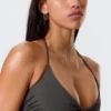 Turn Halter Bikini Top – Dark Grey Turn Halter Bikini Top – Dark Grey