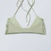 Turn Halter Bikini Top – Light Dusty Khaki Turn Halter Bikini Top – Light Dusty Khaki