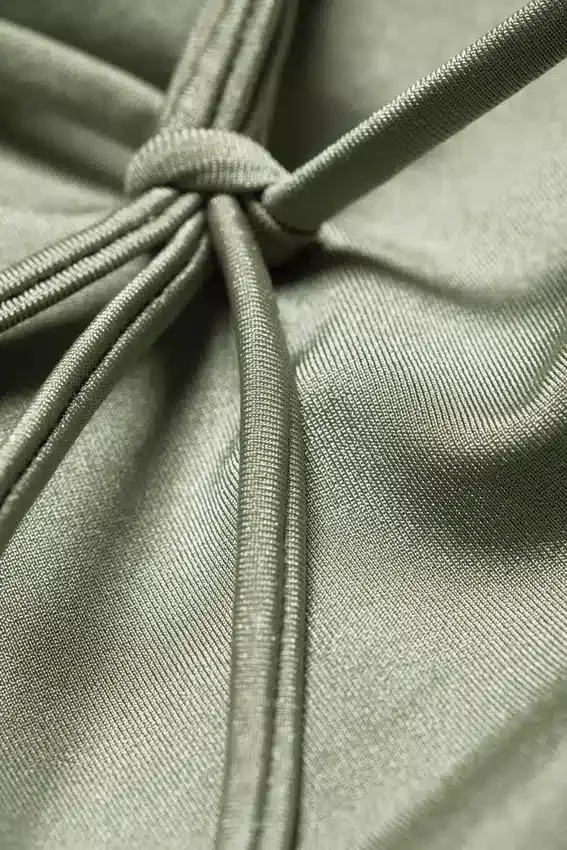 Turn Halter Bikini Top – Light Dusty Khaki Turn Halter Bikini Top – Light Dusty Khaki