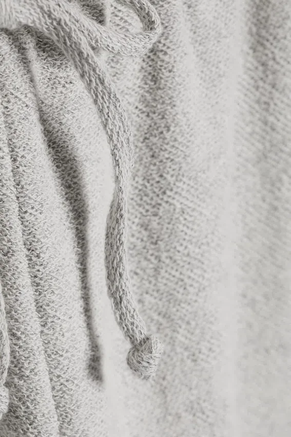 Turned Terry Trousers – Light Dusty Grey Melange Turned Terry Trousers – Light Dusty Grey Melange
