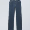 Twig Curve Mid Rise Slim Straight Jeans – Sapphire Blue – Dark Blue Twig Curve Mid Rise Slim Straight Jeans – Sapphire Blue – Dark Blue