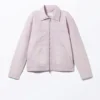 Two-Way Zip Oxford Jacket – Light Dusty Purple Two-Way Zip Oxford Jacket – Light Dusty Purple
