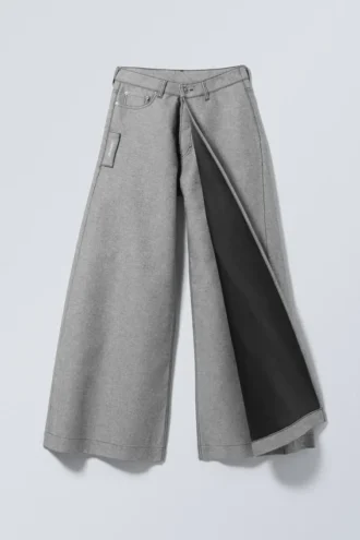 Unifrom™ + Weekday Limited Edition Folder Jeans – Two-Tone Grey