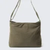 Unisex Canvas Shoulder Bag – Khaki Green Unisex Canvas Shoulder Bag – Khaki Green