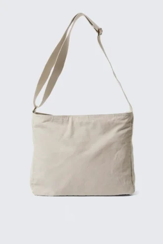 Unisex Canvas Shoulder Bag – Light Mole