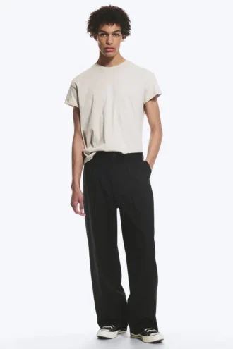Uno Loose Suit Trousers – Black