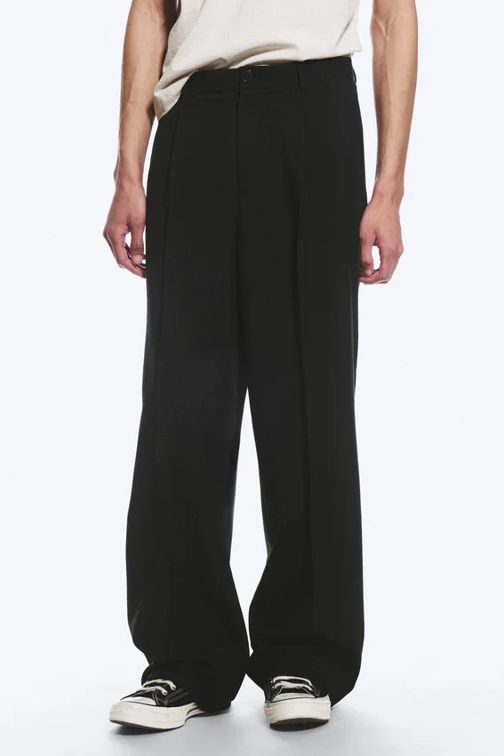 Uno Loose Suit Trousers – Black Uno Loose Suit Trousers – Black