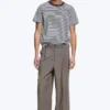 Uno Loose Suit Trousers – Dark Beige Melange Uno Loose Suit Trousers – Dark Beige Melange