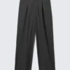 Uno Loose Suit Trousers – Dark Grey Uno Loose Suit Trousers – Dark Grey