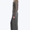 Uno Loose Suit Trousers – Dark Grey Melange Uno Loose Suit Trousers – Dark Grey Melange