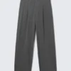 Uno Loose Suit Trousers – Dark Grey – Pinstripe Uno Loose Suit Trousers – Dark Grey – Pinstripe
