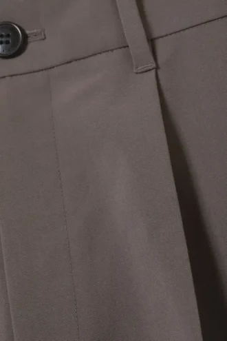 Uno Loose Suit Trousers – Dark Mole