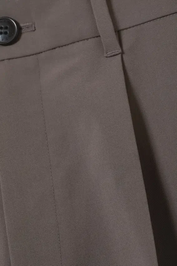 Uno Loose Suit Trousers – Dark Mole Uno Loose Suit Trousers – Dark Mole