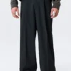 Uno Loose Suit Trousers – Dark Navy Blue Uno Loose Suit Trousers – Dark Navy Blue