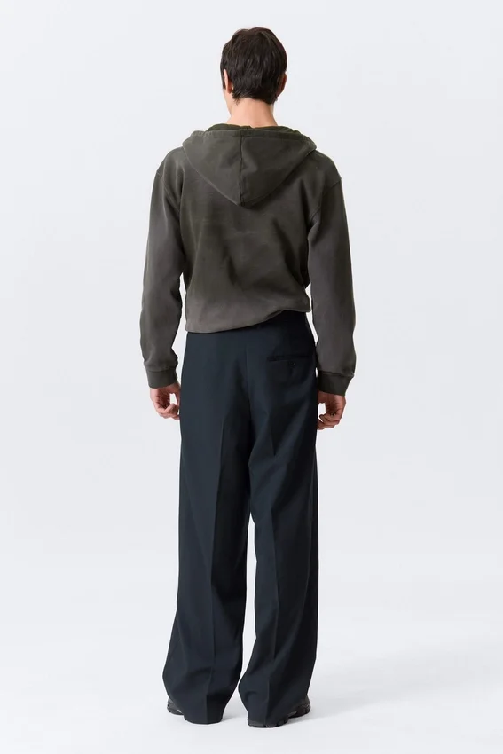 Uno Loose Suit Trousers – Dark Navy Blue Uno Loose Suit Trousers – Dark Navy Blue