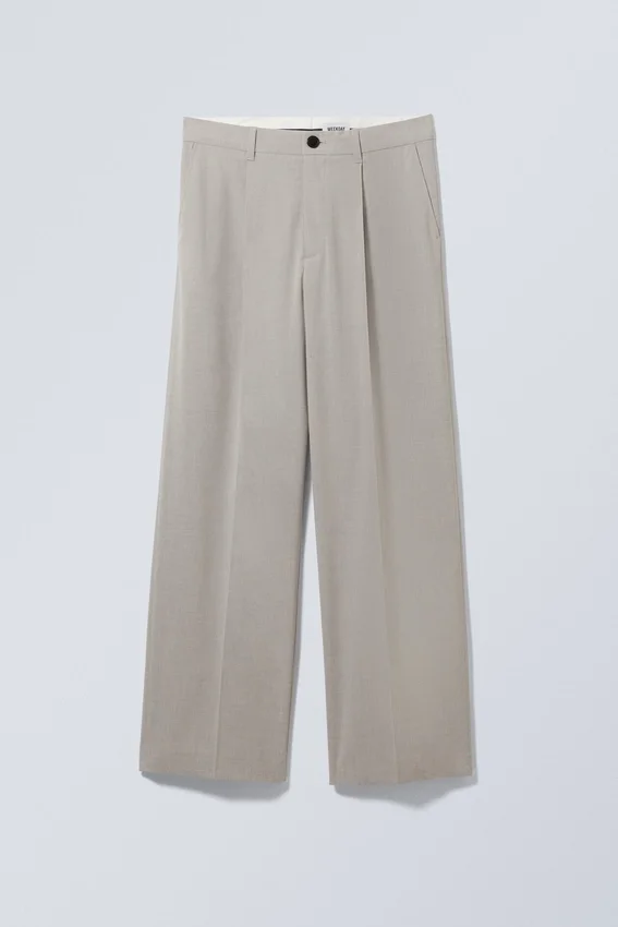 Uno Loose Suit Trousers – Dusty Beige Uno Loose Suit Trousers – Dusty Beige