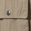 Utility Cotton Canvas Mini Pinafore Dress – Beige Utility Cotton Canvas Mini Pinafore Dress – Beige