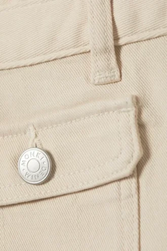 Utility Pocket Mini Shorts – Light Beige