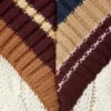 V-Neck Cable Knit Cotton Vest – White – Contrast Collar V-Neck Cable Knit Cotton Vest – White – Contrast Collar