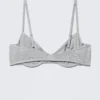 V-Neck Cotton Wire Bra – Grey Melange V-Neck Cotton Wire Bra – Grey Melange