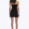 V-Neck Jersey Mini Dress – Black V-Neck Jersey Mini Dress – Black