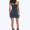 V-Neck Jersey Mini Dress – Dark Blue V-Neck Jersey Mini Dress – Dark Blue