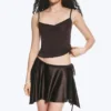 V-Neck Strap Top – Dark Brown V-Neck Strap Top – Dark Brown
