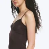 V-Neck Strap Top – Dark Brown V-Neck Strap Top – Dark Brown