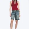 V-Neck Strap Top – Dark Red V-Neck Strap Top – Dark Red