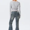 V-Neck Wrap Knit Cardigan – Grey Melange V-Neck Wrap Knit Cardigan – Grey Melange