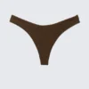 V-Shaped Thong Bikini Bottoms – Dark Brown V-Shaped Thong Bikini Bottoms – Dark Brown