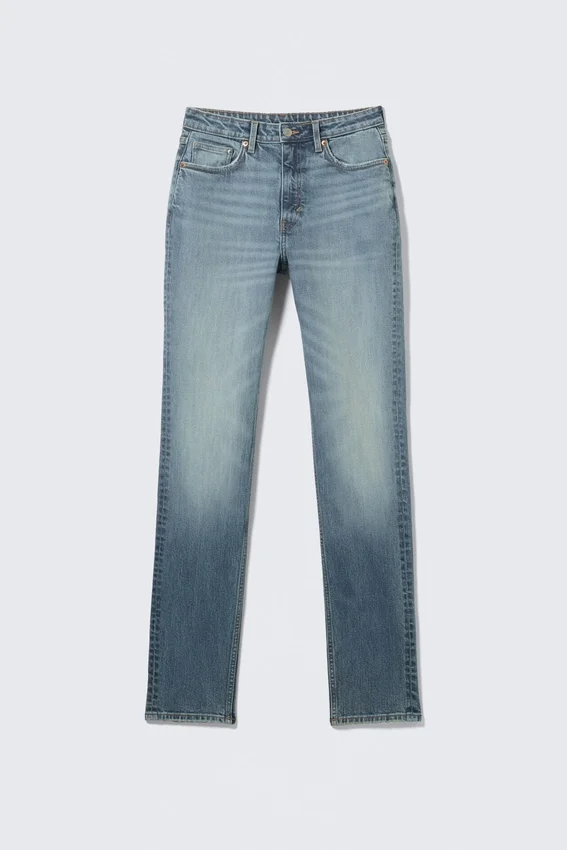 Vega Curve High Waisted Slim Jeans – Blue Horses – Medium Blue Vega Curve High Waisted Slim Jeans – Blue Horses – Medium Blue