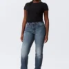 Vega Curve High Waisted Slim Jeans – Blue Hymn – Medium Blue Vega Curve High Waisted Slim Jeans – Blue Hymn – Medium Blue