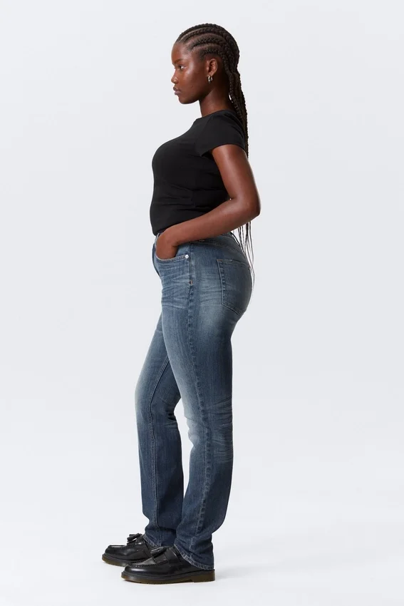 Vega Curve High Waisted Slim Jeans – Blue Hymn – Medium Blue Vega Curve High Waisted Slim Jeans – Blue Hymn – Medium Blue