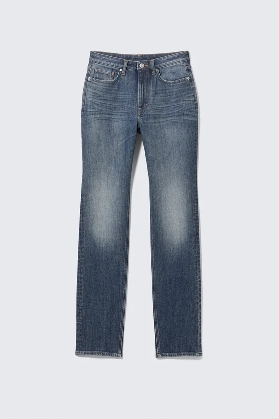 Vega Curve High Waisted Slim Jeans – Blue Hymn – Medium Blue Vega Curve High Waisted Slim Jeans – Blue Hymn – Medium Blue