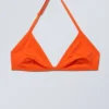 Vega Halter Triangle Bra – Brilliant Red Vega Halter Triangle Bra – Brilliant Red