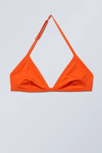 Vega Halter Triangle Bra – Brilliant Red