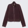 Velvet Track Jacket – Dark Plum Velvet Track Jacket – Dark Plum