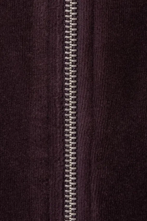 Velvet Track Jacket – Dark Plum Velvet Track Jacket – Dark Plum