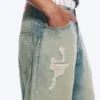 Void Mid Rise Loose Long Denim Shorts – Honey Blue – Light Blue Void Mid Rise Loose Long Denim Shorts – Honey Blue – Light Blue